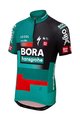 LE COL Kolesarski dres s kratkimi rokavi - BORA HANSGROHE 23 K - zelena/siva