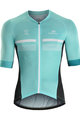 MONTON Kolesarski dres s kratkimi rokavi - PERSEVERANCE - turkizna