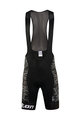 MONTON Kolesarske kratke hlače z naramnicami - NIGHT SHADOW - črna