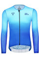 MONTON Kolesarski dres z dolgimi rokavi poletni - WATER SUMMER - modra