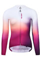 MONTON Kolesarski dres z dolgimi rokavi poletni - TWILIGHT LADY SUMMER - bela/rdeča