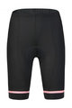 MONTON Kolesarski dres kratek rokav in kratke hlače - PLUM FLOWER LADY - črna/vijolična