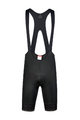 MONTON Kolesarske kratke hlače z naramnicami - PRO BLAZE - črna