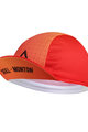MONTON Kolesarska kapa - FIRE - oranžna/rdeča