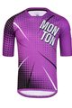 MONTON Kolesarski dres s kratkimi rokavi - BAM MTB - vijolična