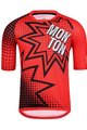 MONTON Kolesarski dres s kratkimi rokavi - POW MTB - rdeča