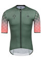 MONTON Kolesarski dres s kratkimi rokavi - LIFE - zelena/rožnata