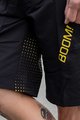 MONTON Kolesarske kratke hlače brez naramnic - BOOM MTB - rumena/črna