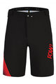 MONTON Kolesarske kratke hlače brez naramnic - POW MTB - črna/rdeča