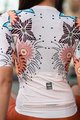 MONTON Kolesarski dres s kratkimi rokavi - BLOOMS LADY - oranžna/večbarvno