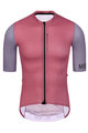 MONTON Kolesarski dres s kratkimi rokavi - CHECHEN - rdeča/vijolična
