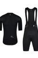 MONTON Kolesarski dres kratek rokav in kratke hlače - TRAVELER MAX - črna