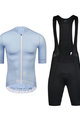 MONTON Kolesarski dres kratek rokav in kratke hlače - TRAVELER MAX - črna/modra
