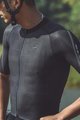 MONTON Kolesarski dres s kratkimi rokavi - PRO CARBONFIBER - črna