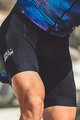 MONTON Kolesarske kratke hlače z naramnicami - SKULL - črna