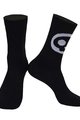 MONTON Kolesarske klasične nogavice - SKULL - črna