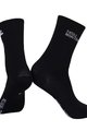 MONTON Kolesarske klasične nogavice - SKULL - črna