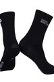 MONTON Kolesarske klasične nogavice - SKULL LADY - črna