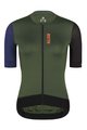 MONTON Kolesarski dres s kratkimi rokavi - TRAVELER EVO LADY - črna/modra/zelena