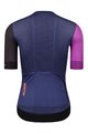 MONTON Kolesarski dres s kratkimi rokavi - TRAVELER EVO LADY - črna/modra/vijolična
