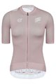 MONTON Kolesarski dres s kratkimi rokavi - SKULL HOLIDAY LADY - rožnata/bela
