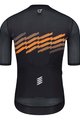 MONTON Kolesarski dres s kratkimi rokavi - SKULL THUNDER - siva/oranžna
