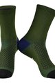 MONTON Kolesarske klasične nogavice - TRAVELER EVO - zelena