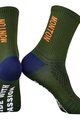 MONTON Kolesarske klasične nogavice - TRAVELER EVO - zelena