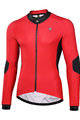 MONTON Kolesarski dres z dolgimi rokavi zimski - CYCLANCE WINTER - rdeča