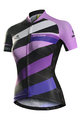 MONTON Kolesarski dres s kratkimi rokavi - DIMENSIONS LADY - vijolična/črna