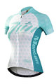 MONTON Kolesarski dres s kratkimi rokavi - REVELATION LADY - turkizna/bela