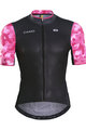 MONTON Kolesarski dres s kratkimi rokavi - CAMO DISGUISER - rožnata/črna