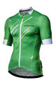 MONTON Kolesarski dres s kratkimi rokavi - COLORE PRIOGGIA - zelena
