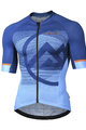 Monton Kolesarski dres s kratkimi rokavi - MIRAGGIO - modra
