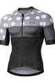 MONTON Kolesarski dres s kratkimi rokavi - CLIMBING FLOWER - črna/siva