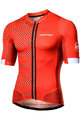 MONTON Kolesarski dres s kratkimi rokavi - SELVAGGIO - rdeča