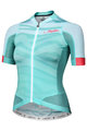 MONTON Kolesarski dres s kratkimi rokavi - FURIOUS WAVES LADY - turkizna