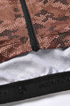 MONTON Kolesarski dres s kratkimi rokavi - CALOFLAGE - rjava