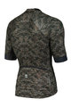 MONTON Kolesarski dres s kratkimi rokavi - CALOFLAGE - zelena/črna