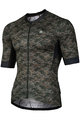 MONTON Kolesarski dres s kratkimi rokavi - CALOFLAGE - zelena/črna