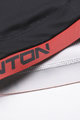 MONTON Kolesarski dres s kratkimi rokavi - GESSATO - rdeča/črna