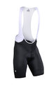 MONTON Kolesarske kratke hlače z naramnicami - MOVEMENT - črna