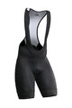 MONTON Kolesarske kratke hlače z naramnicami - PURSUIT - črna