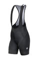 MONTON Kolesarske kratke hlače z naramnicami - ALVIN MINI LADY - črna