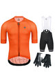 MONTON Kolesarski mega set - CHIVALRY - črna/oranžna