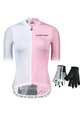 MONTON Kolesarski mega set - BACK SHADOW LADY - bela/rožnata