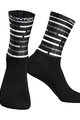 MONTON Kolesarske klasične nogavice - SUSTAR - črna/siva