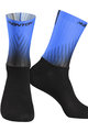 MONTON Kolesarske klasične nogavice - HOWAIN 2 - modra/črna