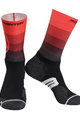 MONTON Kolesarske klasične nogavice - VALLS 2  - rdeča/črna