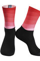 MONTON Kolesarske klasične nogavice - SUNGLOW - črna/rdeča